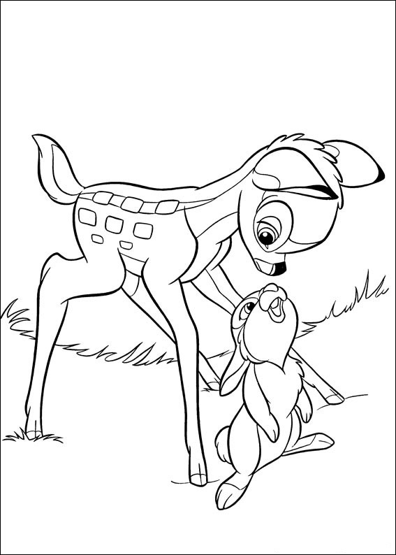 Coloring page: Bambi (Animation Movies) #128693 - Free Printable Coloring Pages