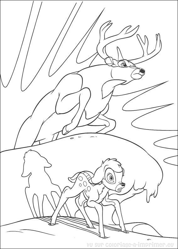 Coloring page: Bambi (Animation Movies) #128702 - Free Printable Coloring Pages