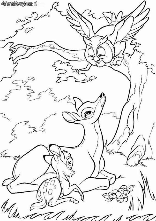 Coloring page: Bambi (Animation Movies) #128704 - Free Printable Coloring Pages