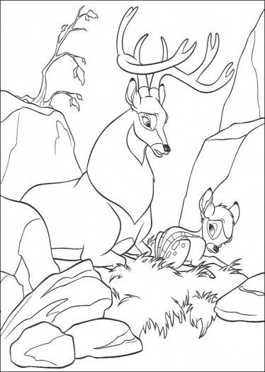 Coloring page: Bambi (Animation Movies) #128716 - Free Printable Coloring Pages