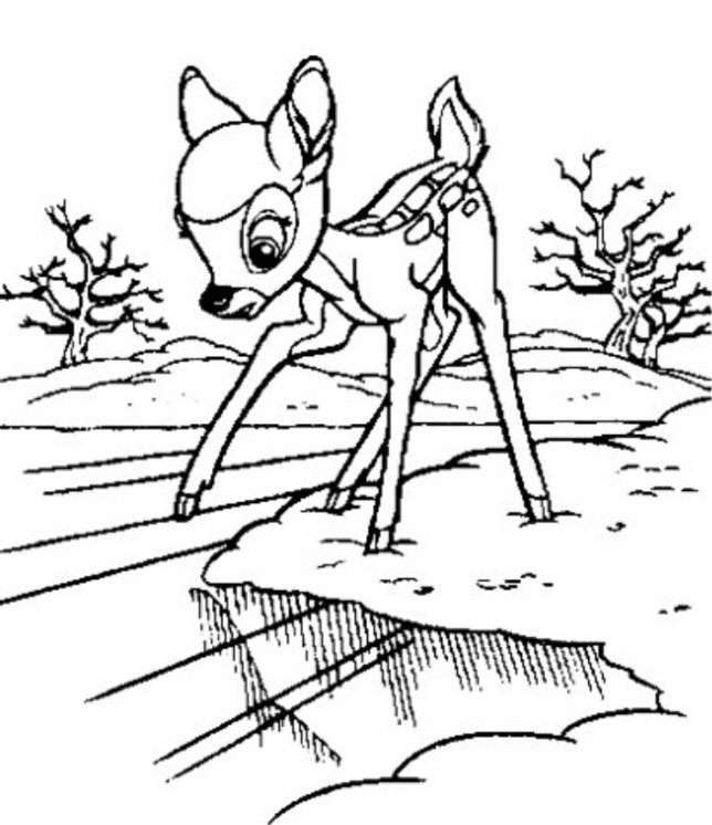 Coloring page: Bambi (Animation Movies) #128722 - Free Printable Coloring Pages