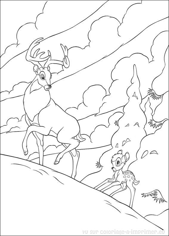 Coloring page: Bambi (Animation Movies) #128726 - Free Printable Coloring Pages