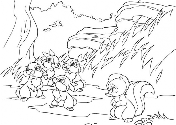 Coloring page: Bambi (Animation Movies) #128727 - Free Printable Coloring Pages