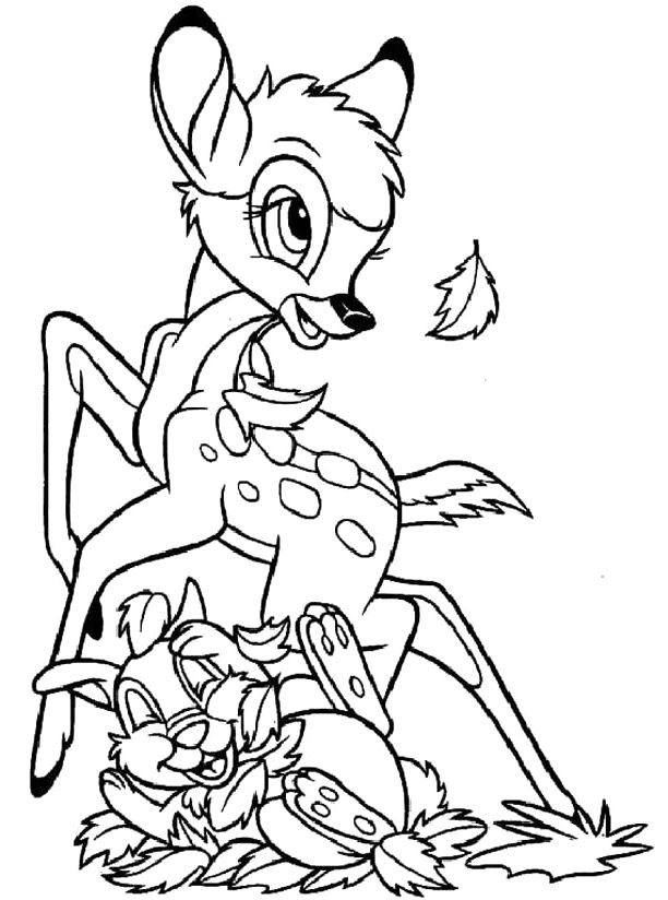 Coloring page: Bambi (Animation Movies) #128736 - Free Printable Coloring Pages