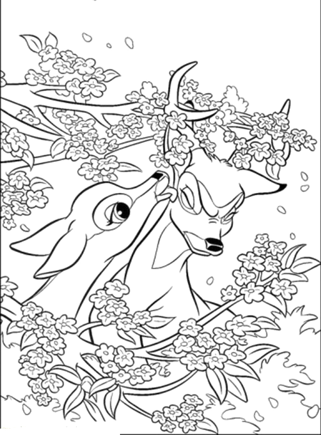 Coloring page: Bambi (Animation Movies) #128746 - Free Printable Coloring Pages