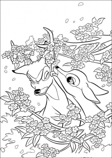 Coloring page: Bambi (Animation Movies) #128751 - Free Printable Coloring Pages