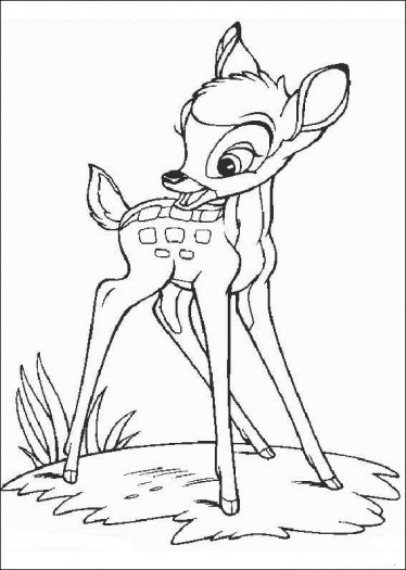 Coloring page: Bambi (Animation Movies) #128755 - Free Printable Coloring Pages