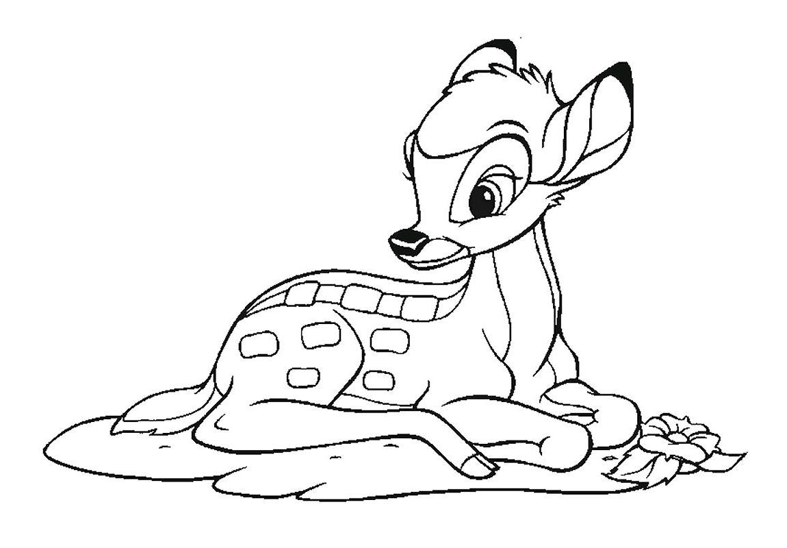 Coloring page: Bambi (Animation Movies) #128762 - Free Printable Coloring Pages