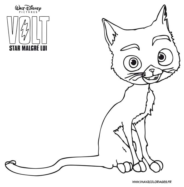Drawing Bolt #131743 (Animation Movies) – Printable coloring pages