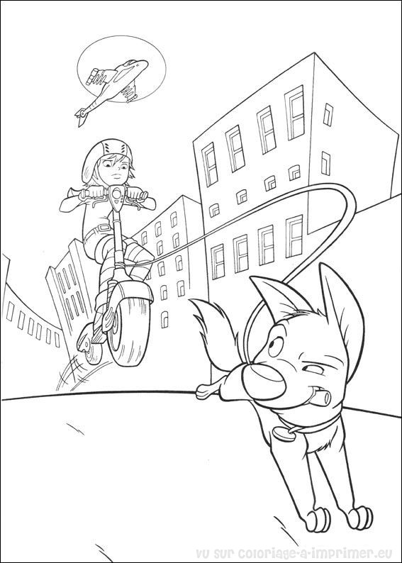 Coloring page: Bolt (Animation Movies) #131754 - Free Printable Coloring Pages