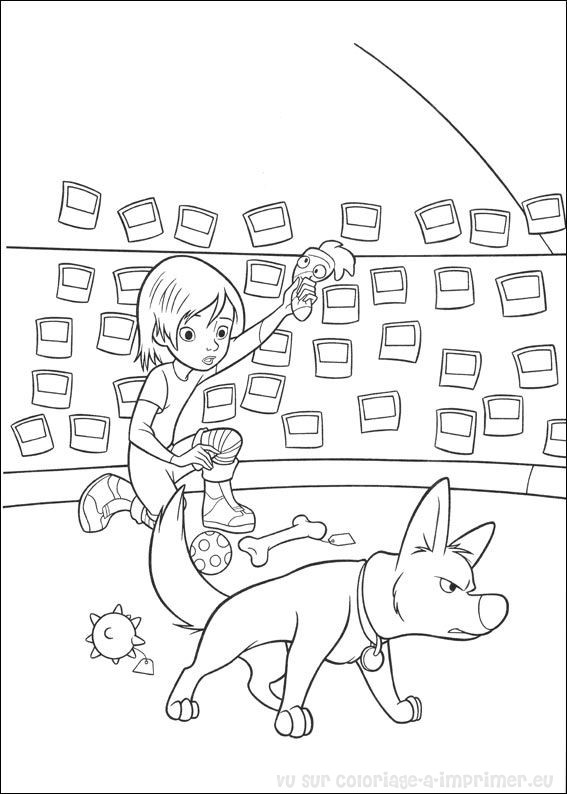 Coloring page: Bolt (Animation Movies) #131761 - Free Printable Coloring Pages
