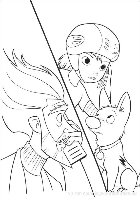 Coloring page: Bolt (Animation Movies) #131765 - Free Printable Coloring Pages