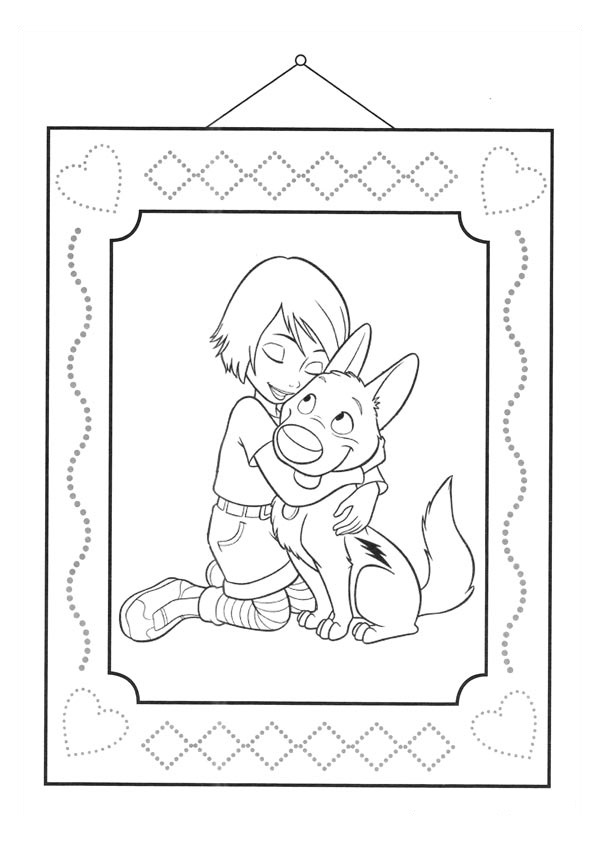 Coloring page: Bolt (Animation Movies) #131768 - Free Printable Coloring Pages