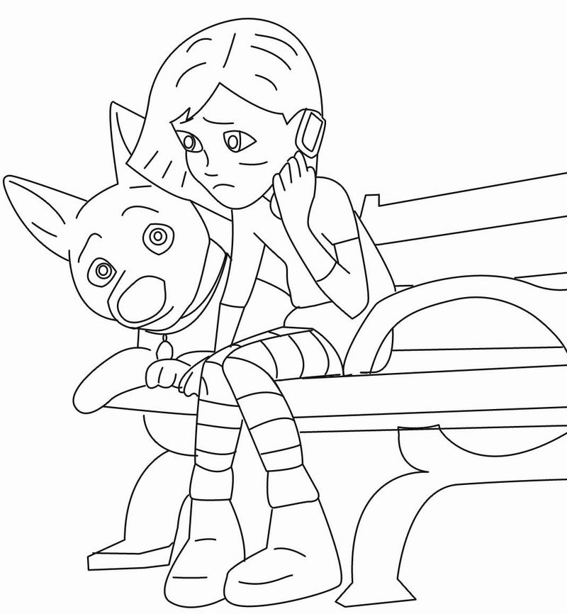 Coloring page: Bolt (Animation Movies) #131784 - Free Printable Coloring Pages