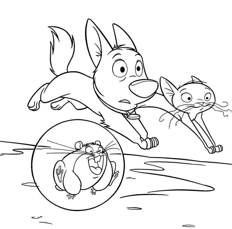 Coloring page: Bolt (Animation Movies) #131787 - Free Printable Coloring Pages