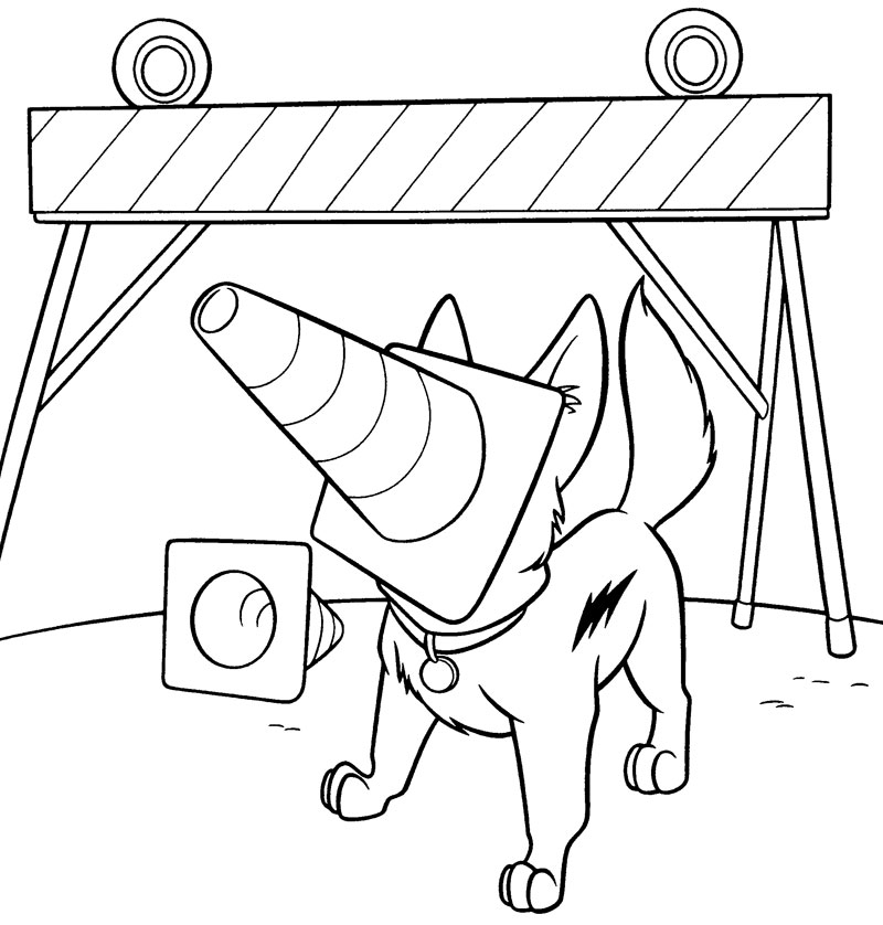 Coloring page: Bolt (Animation Movies) #131788 - Free Printable Coloring Pages