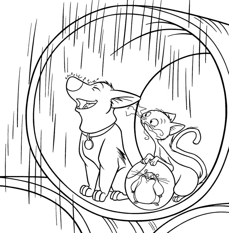 Coloring page: Bolt (Animation Movies) #131789 - Free Printable Coloring Pages