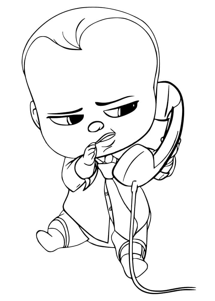 Free printable Boss Baby coloring page #198807 from Animation Movies collection