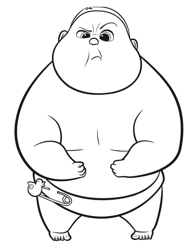 Free printable Boss Baby coloring page #198810 from Animation Movies collection
