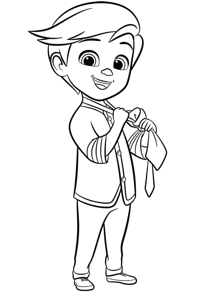 Free printable Boss Baby coloring page #198814 from Animation Movies collection