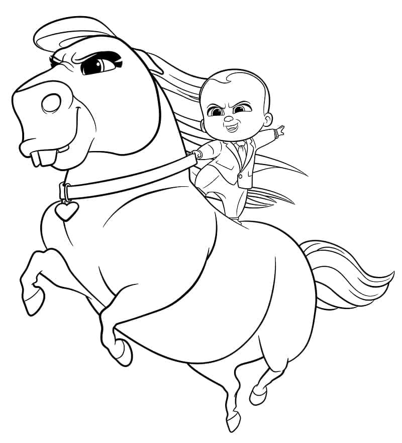 Free printable Boss Baby coloring page #198822 from Animation Movies collection
