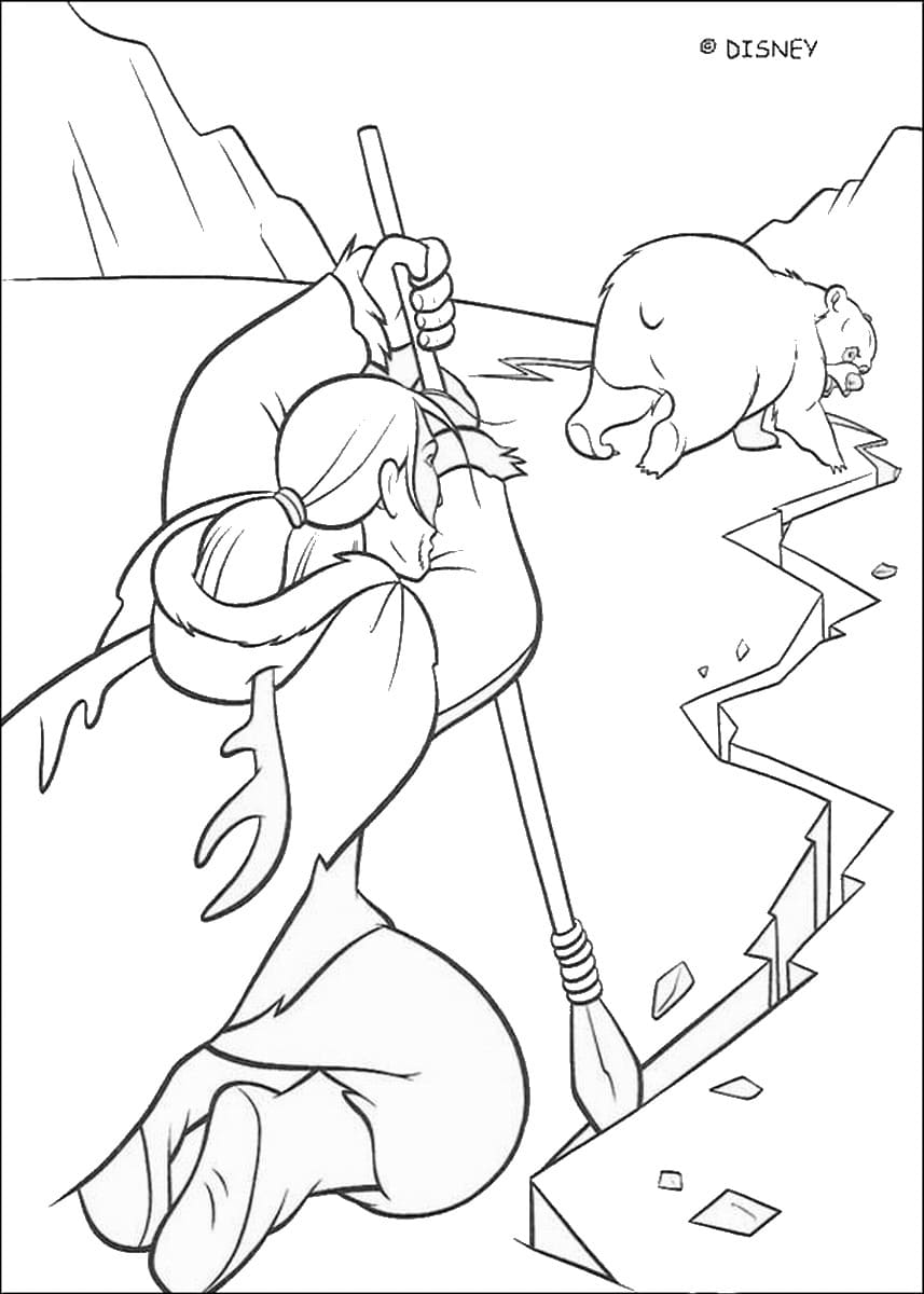 Coloring page: Brother Bear (Animation Movies) #210080 - Free Printable Coloring Pages