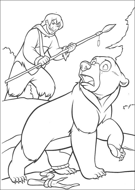 Coloring page: Brother Bear (Animation Movies) #210082 - Free Printable Coloring Pages