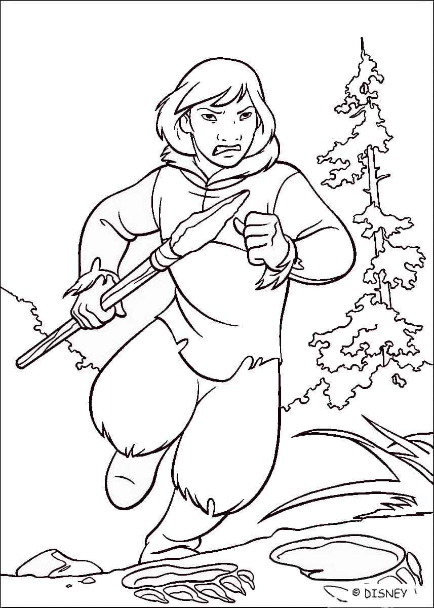 Coloring page: Brother Bear (Animation Movies) #210088 - Free Printable Coloring Pages