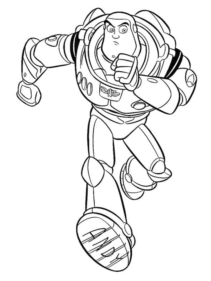 Coloring page: Buzz Lightyear (Animation Movies) #185076 - Free Printable Coloring Pages