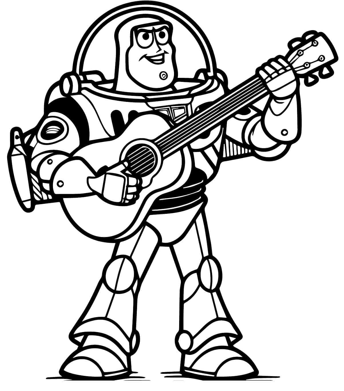 Free printable Buzz Lightyear coloring page #220278 from Animation Movies collection