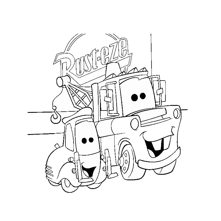 Coloring page: Cars (Animation Movies) #132520 - Free Printable Coloring Pages