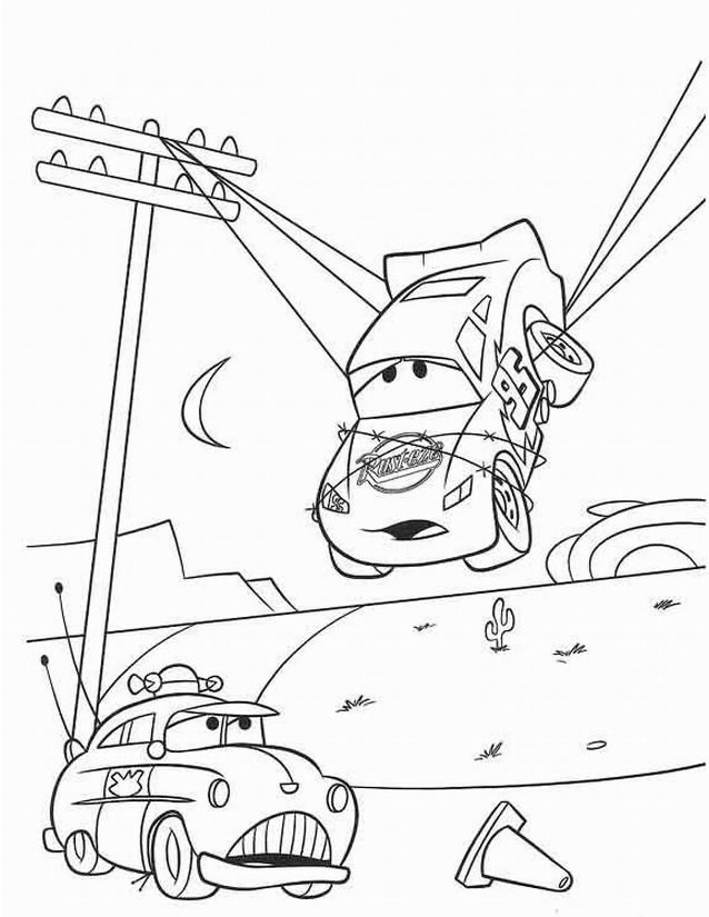 Coloring page: Cars (Animation Movies) #132527 - Free Printable Coloring Pages