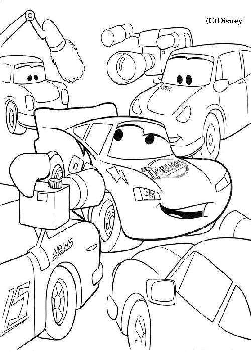Coloring page: Cars (Animation Movies) #132542 - Free Printable Coloring Pages