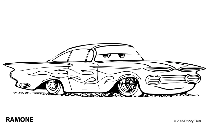 Coloring page: Cars (Animation Movies) #132549 - Free Printable Coloring Pages