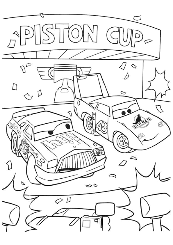 Coloring page: Cars (Animation Movies) #132556 - Free Printable Coloring Pages