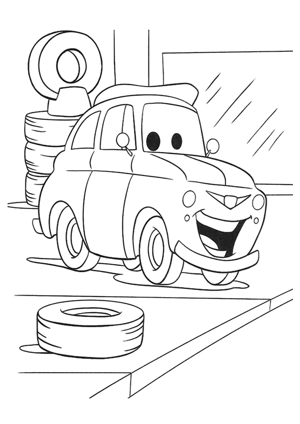 Coloring page: Cars (Animation Movies) #132562 - Free Printable Coloring Pages