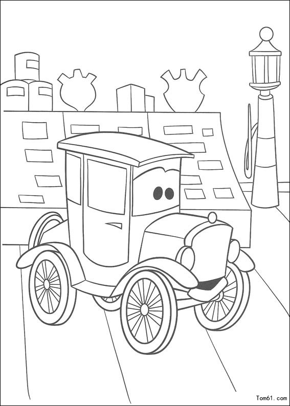 Coloring page: Cars (Animation Movies) #132565 - Free Printable Coloring Pages