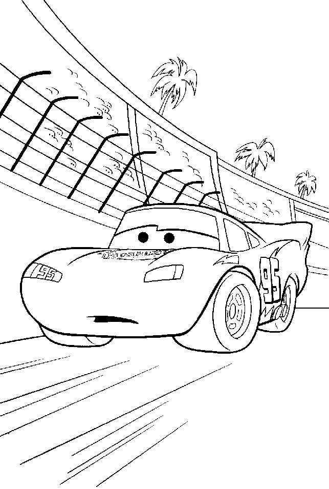 Coloring page: Cars (Animation Movies) #132570 - Free Printable Coloring Pages