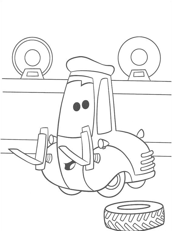 Coloring page: Cars (Animation Movies) #132582 - Free Printable Coloring Pages