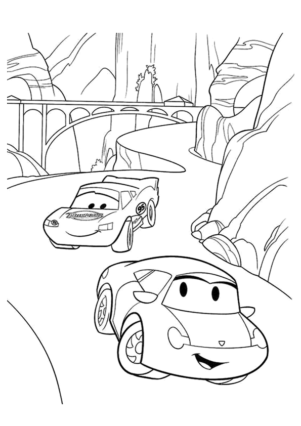 Coloring page: Cars (Animation Movies) #132597 - Free Printable Coloring Pages