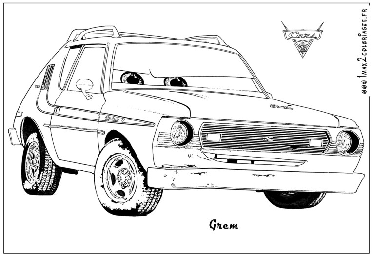 Coloring page: Cars (Animation Movies) #132602 - Free Printable Coloring Pages
