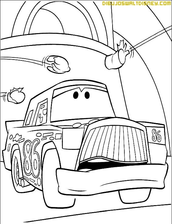 Coloring page: Cars (Animation Movies) #132679 - Free Printable Coloring Pages