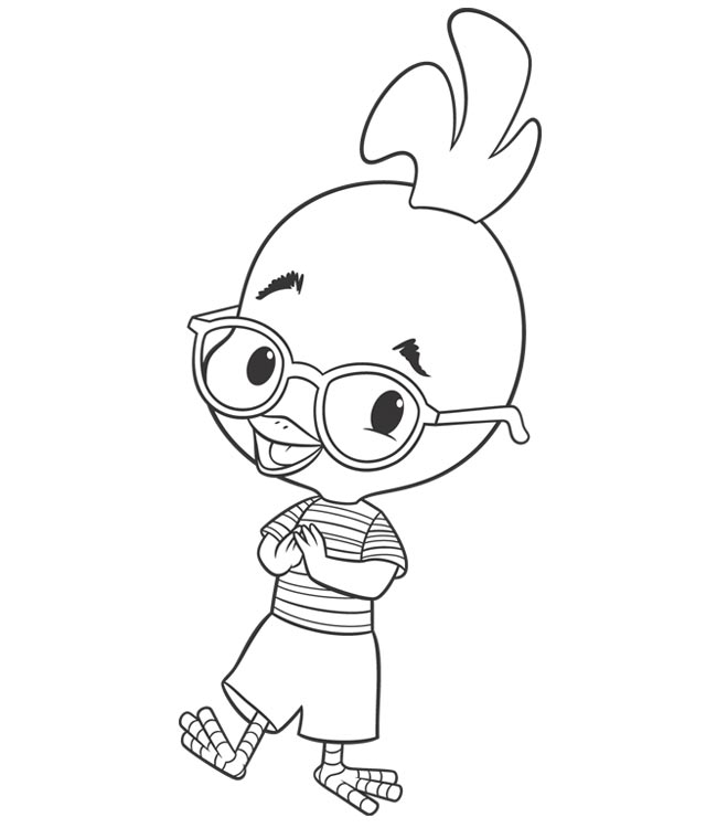 Coloring page: Chicken Little (Animation Movies) #72637 - Free Printable Coloring Pages
