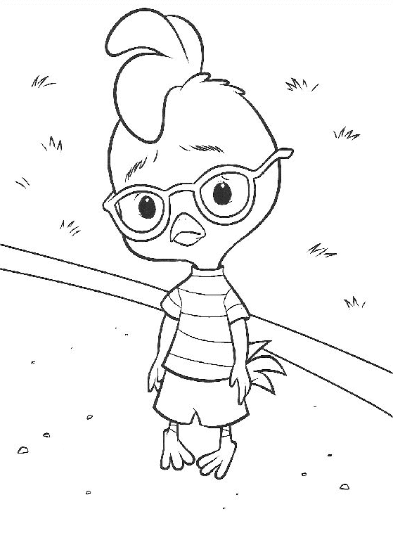 Coloring page: Chicken Little (Animation Movies) #72638 - Free Printable Coloring Pages