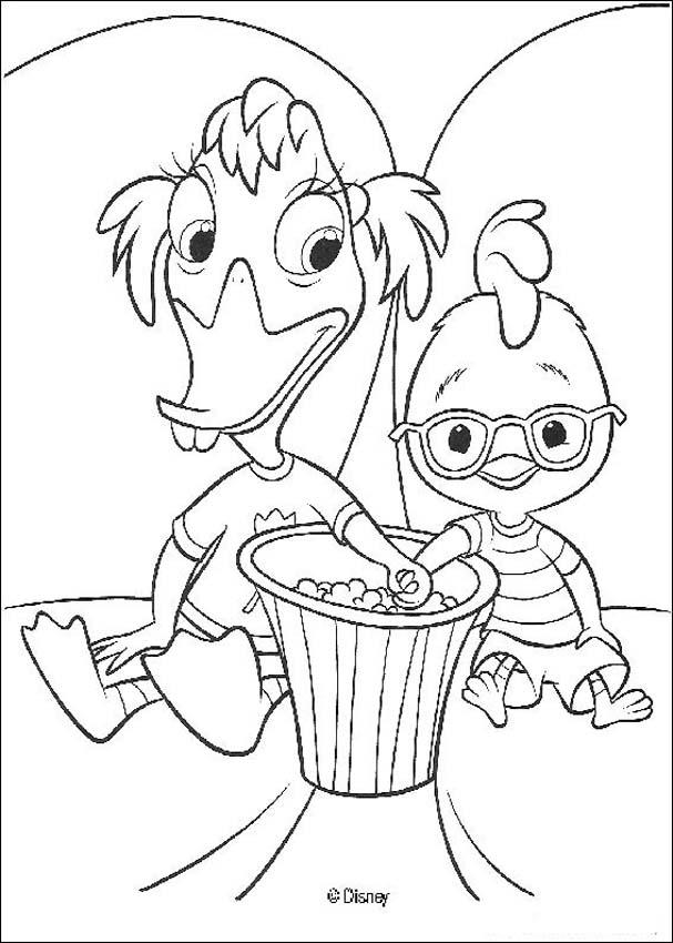Coloring page: Chicken Little (Animation Movies) #72640 - Free Printable Coloring Pages
