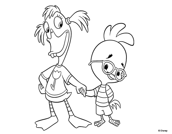 Coloring page: Chicken Little (Animation Movies) #72658 - Free Printable Coloring Pages