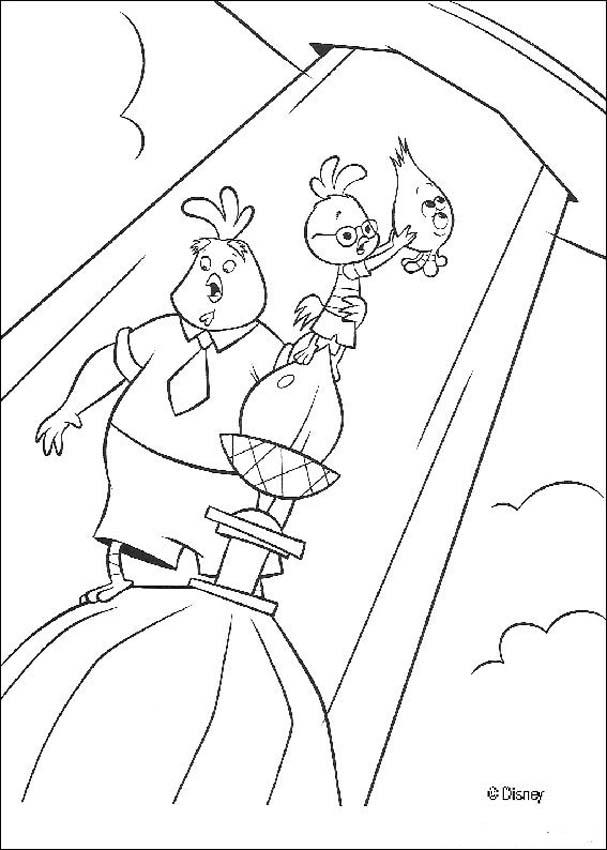 Coloring page: Chicken Little (Animation Movies) #72659 - Free Printable Coloring Pages