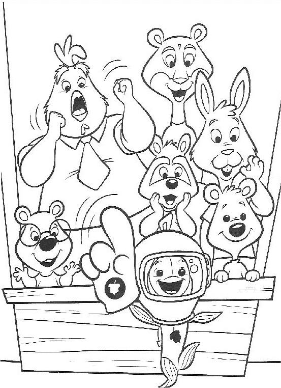 Coloring page: Chicken Little (Animation Movies) #72662 - Free Printable Coloring Pages