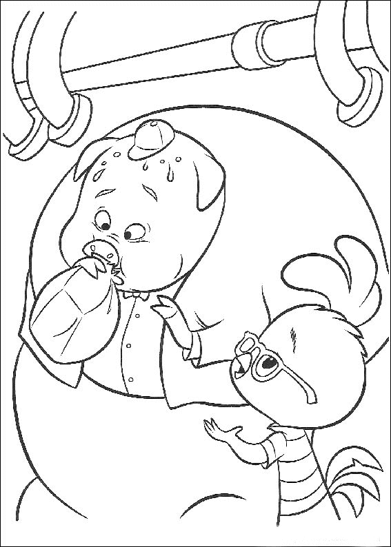 Coloring page: Chicken Little (Animation Movies) #72671 - Free Printable Coloring Pages