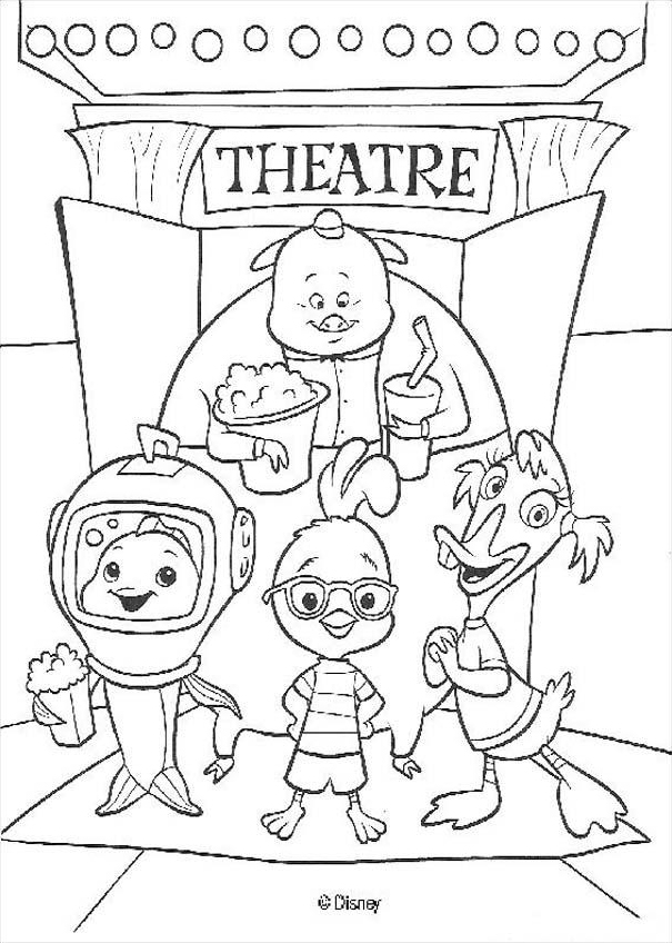 Coloring page: Chicken Little (Animation Movies) #72677 - Free Printable Coloring Pages